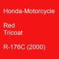 Preview: Honda-Motorcycle, Red Tricoat, R-176C (2000).